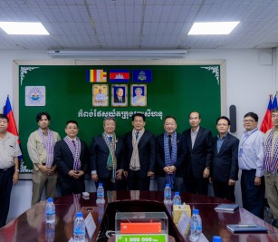 A courtesy visit of Mr. Tokeshi HAYAKAWA, President and Representative Director of TOA Corporation at Tokyo Head Quarter
