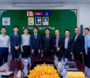 A courtesy visit of Mr. KOREZUMI Tomoaki, with the upcoming completion of his work mission