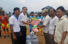ក្រុមបាល់ទាត់យុវជនកំពង់ផែស្វយ័តក្រុងព្រះសីហនុ បានប្រកួតមិត្តភាពជាមួយ ក្រុមទាល់ទាត់យុវជនស្រុកព្រៃនប់