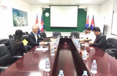 កិច្ចប្រជុំពិភាក្សាការងារជាមួយ Mr. A.J KAWAKATSU, General Manager of Marubeni Corporation Phnom Penh Office