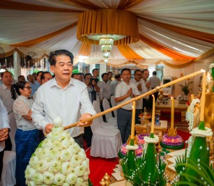 Ceremony for Khmer New Year 2025 by Samdech Preah Brahma Rattanamony Pin Sem