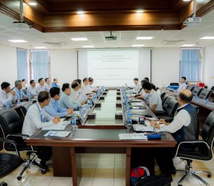 Held a discussion meeting with The Overseas Coastal Area Development Institute of Japan (OCDI) Working Group