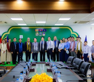 Welcomed a delegation visit of the 9th Committee of Senate, led by His Excellency Om Sarith, Chairman of the 9th Committee of Senate