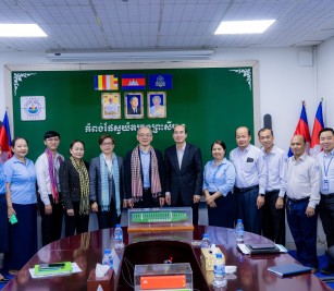 ដំណើរទស្សនកិច្ចសម្តែងការគួរសមរបស់ ក្រុមហ៊ុន Evergreen Shipping Services (Cambodia) C0., Ltd. មកកាន់ កំពង់ផែស្វយ័តក្រុងព្រះសីហនុ
