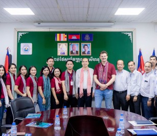 Welcomed a visit of MAERSK (Cambodia) Ltd to learn about PAS’s flow of operations and developments