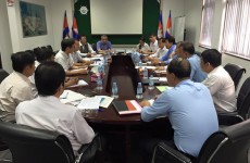 កិច្ចប្រជុំពិភាក្សានូវ Financial Feasibility of Sihanoukville New Container Terminal របស់ក្រុមសិក្សា JICA Study Team
