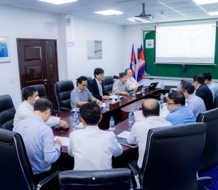 Held a discussion meeting regarding technical specifications of container handling cranes for New Container Terminal-Phase 2 and 3