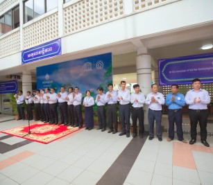 Held a drumming ceremony to celebrate the historic event with national pride. Cambodia, which