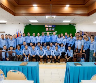 Held a training course regarding Road Safety for members of Union of Youth Federations of Cambodia (U.Y.F.C) Section of Sihanoukville Autonomous Port