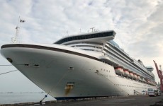 នាវាទេសចរណ៍ឈ្មោះ Sapphire Princess ដែលជានាវាទី ០២ ចូលចតនៅកំពង់ផែស្វយ័តក្រុងព្រះសីហនុ