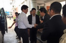 ឯកឧត្ដម លូ គឹមឈន់ ព្រមទាំងថ្នាក់ដឹកនាំកំពង់ផែ បានទទួលជួបគណ:ប្រតិភូទីក្រុង Wuxi នៃប្រទេស ចិន