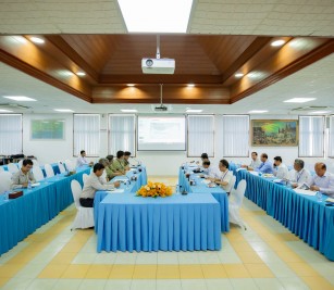 PAS Management Team,  held a discussion meeting on the progress of the construction work of the Renovation of General Cargo Quay into 253m Container Berth
