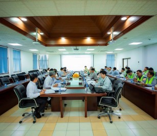 Held a Monthly Progress Meeting of January 2026 regarding the implementation progress and the safety inspection of construction site
