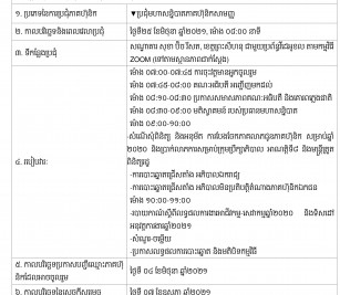 ការបង្ហាញព័ត៌មានទាន់ពេល(១០ ឧសភា ២០២១)