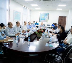 Welcomed a visit of delegation from Royal Academy of Cambodia led by H.E Ky Sereivath, President of the Institude of China - Cambodia