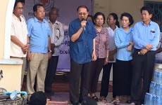 ពិធីចែកទឹកស្អាតសម្រាប់ប្រើប្រាស់តាមបណ្ដាផ្ទះប្រជាពលរដ្ឋ នៅភូមិព្រៃនប់ ឃុំព្រៃនប់ ស្រុកព្រៃនប់