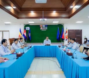 PAS Management Team, presided over the closing ceremony of the internship of 1st generation, 2nd year student from Techo Sen Institute of Public Works and Transport after successful completion their term at PAS