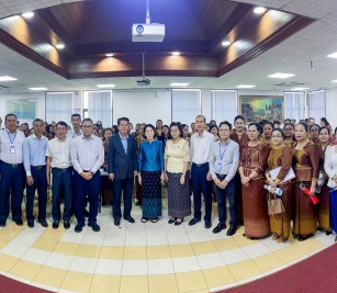 PAS organized a meeting with PAS women workers and employees which presided over by His Excellency Lou Kim Chhun, Delegate of the Royal Government of Cambodia in charge as Chairman and CEO of Sihanoukville Autonomous Port