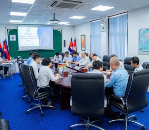 កិច្ចប្រជុំពិភាក្សាការងារជាមួយនឹង ក្រុមហ៊ុន SITC Lines Cambodia Co., Ltd. នៅ កំពង់ផែស្វយ័តក្រុងព្រះសីហនុ
