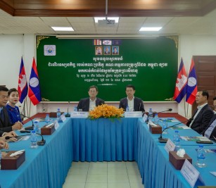 PAS Management Team, welcomed a visit of Cambodian-Lao Joint Boundary Commission Delegation in which the Cambodian Delegation was led by His Excellency Va Kimhong