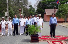 ពិធីជួបសំណេះសំណាល និងសាកសួរសុខទុក្ខនៅកងពលតូចការពារកោះ-ឆ្នេរ លេខ៣១ កងទ័ពជើងទឹក