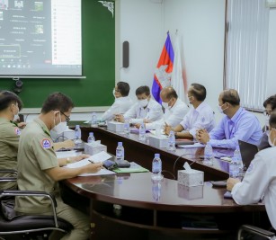 A meeting with Fishery administration and Delegate General of Tax Administration of China via Zoom platform to conduct checking in a preparation procedure of exporting processed pangasius djambal to China through PAS gateway