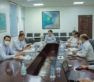 Attended a virtual consultation meeting via Zoom online application with the Representatives of Ministry of Economy and Finance regarding Economic Situation of Cambodia