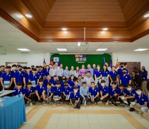 ទទួលស្វាគមន៍ដំណើរទស្សនកិច្ចរបស់ និស្សិតចំនួន ១០៥ នាក់ (ស្រី ១៦ នាក់) ដឹកនាំដោយ សាស្ត្រាចារ្យចំនួន ៨ នាក់ (ស្រី ២ នាក់) មកពីវិទ្យាស្ថានជាតិបណ្តុះបណ្តាលបច្ចេកទេស  ដែលស្ថិតនៅក្រោមក្រសួងការងារ និងបណ្តុះបណ្តាលវិជ្ជាជីវៈ