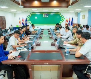 កិច្ចប្រជុំពិភាក្សាការងារ ស្តីពីការធ្វើបច្ចុប្បន្នភាព និងដំណើរការប្រព័ន្ធ Port Electronic Data Interchange (Port EDI) នៅកំពង់ផែស្វយ័តក្រុងព្រះសីហនុ
