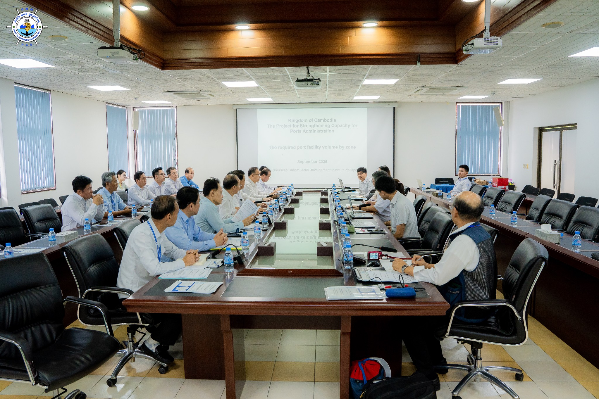 Held a discussion meeting with The Overseas Coastal Area Development Institute of Japan (OCDI) Working Group

