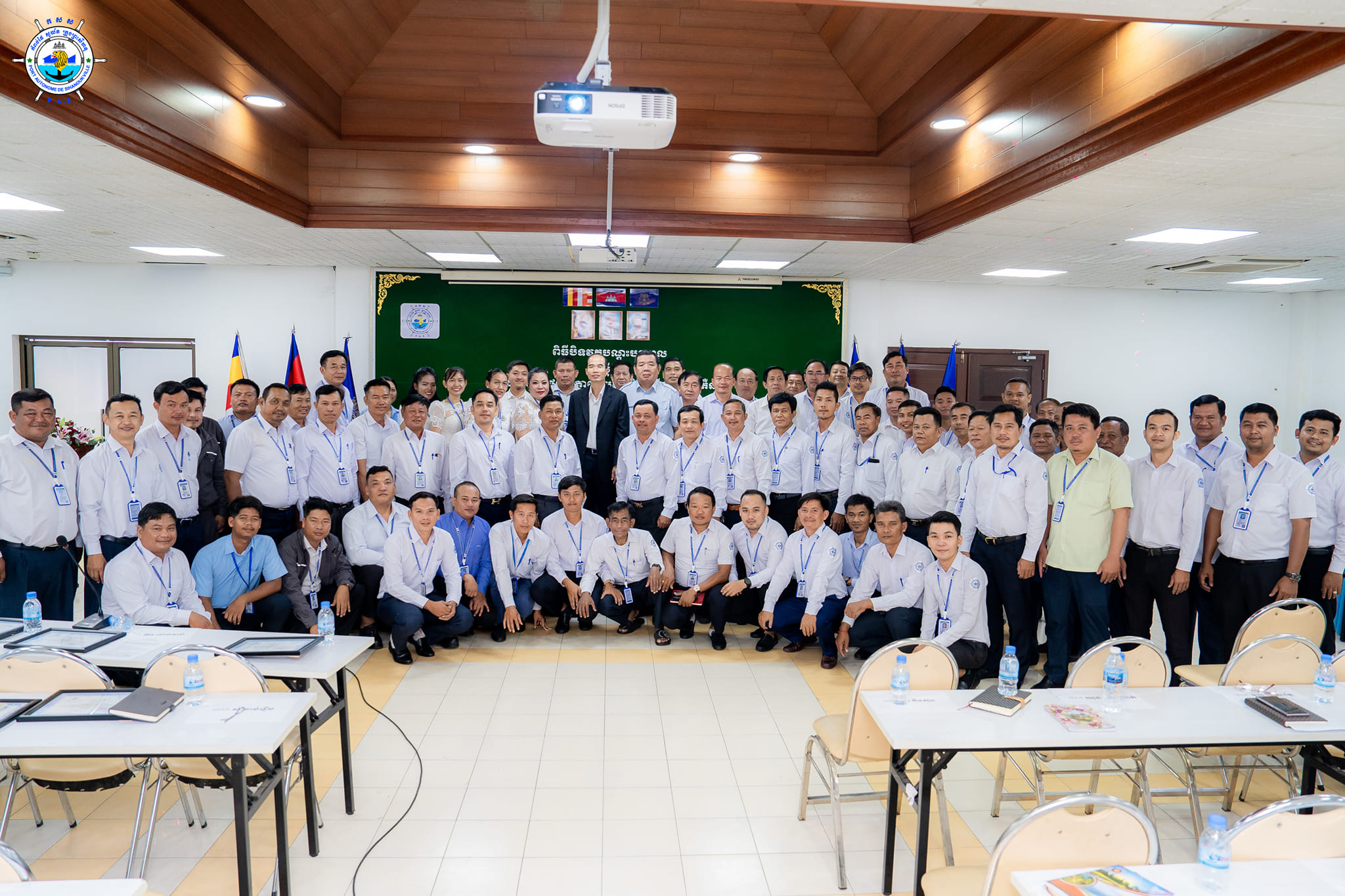 PAS Management Team, held a Closing Training Course regarding Safety and Productivity of Container Terminal Operation for staff
